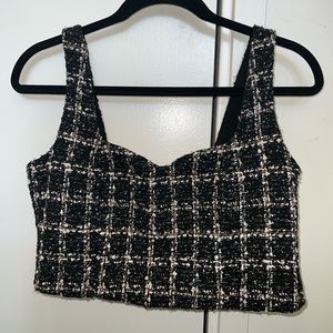 Abercrombie Tweed tank top